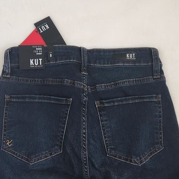Kut from the Kloth Diana High-Rise Fab Ab Skinny Size 0 - Picture 5 of 5